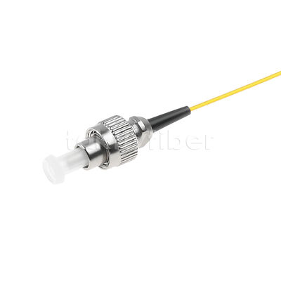 FC Simplex Optical Pigtail ️ Chế độ duy nhất 9/125μm, 1m/2m/3m Chiều dài, 0,9mm/2,0mm/3,0mm, áo khoác PVC/LSZH