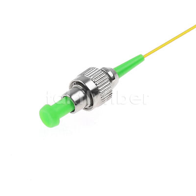 FC Simplex Optical Pigtail ️ Chế độ duy nhất 9/125μm, 1m/2m/3m Chiều dài, 0,9mm/2,0mm/3,0mm, áo khoác PVC/LSZH