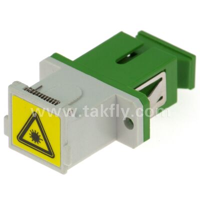 SC Circonia Sleeve Fiber Optic Adapter với tùy chọn Duplex và cấu hình không vòm