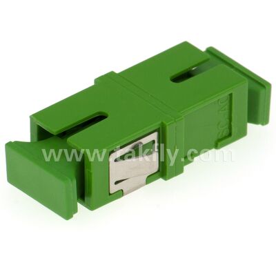 SC Circonia Sleeve Fiber Optic Adapter với tùy chọn Duplex và cấu hình không vòm