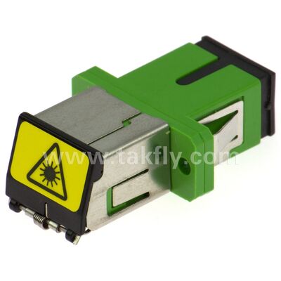 SC Circonia Sleeve Fiber Optic Adapter với tùy chọn Duplex và cấu hình không vòm