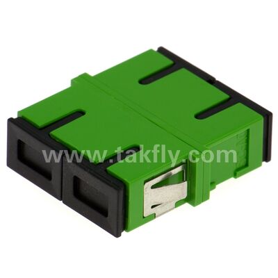SC Circonia Sleeve Fiber Optic Adapter với tùy chọn Duplex và cấu hình không vòm