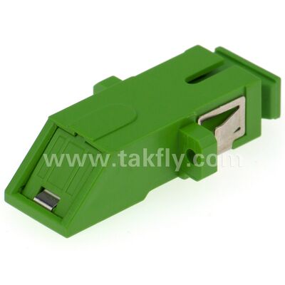 SC Circonia Sleeve Fiber Optic Adapter với tùy chọn Duplex và cấu hình không vòm