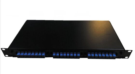 1U Rackmount ODF truy cập phía trước với 2 khay ghép và dung lượng lõi 12-48