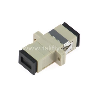 Bộ chuyển đổi sợi quang SC – Vỏ bọc Zirconia, không mặt bích hoặc mặt bích kép, cho hoạt động SM/MM, -40~85oC
