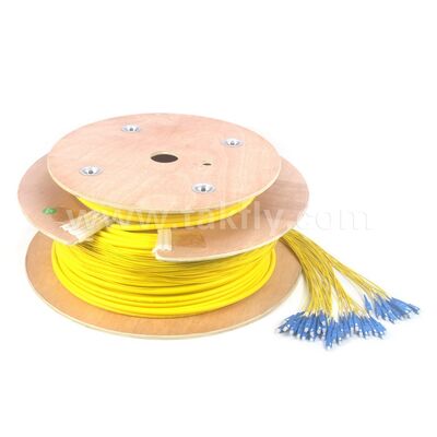 Dây vá sợi quang 48 lõi SC-SC Dây nối đột phá được kết thúc trước cho Trung tâm dữ liệu viễn thông
