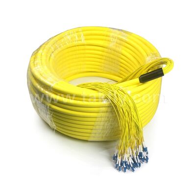Dây vá sợi quang 96Cores LC-LC Dây nối đột phá được kết thúc trước cho Trung tâm dữ liệu viễn thông