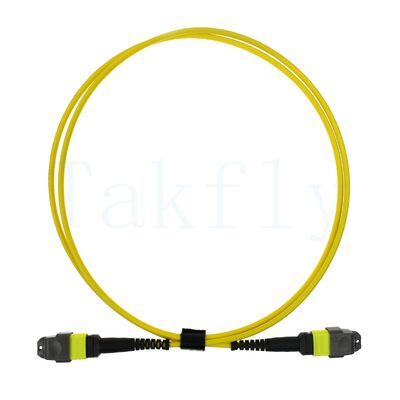 12F MTP(M) – Dây nối APC MTP(F), SM G657A1, 1m, 3.0mm, LSZH Yellow, Boot không nhạy khi uốn cong, Tổn thất thấp