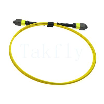 12F MTP(M) – Dây nối APC MTP(F), SM G657A1, 1m, 3.0mm, LSZH Yellow, Boot không nhạy khi uốn cong, Tổn thất thấp