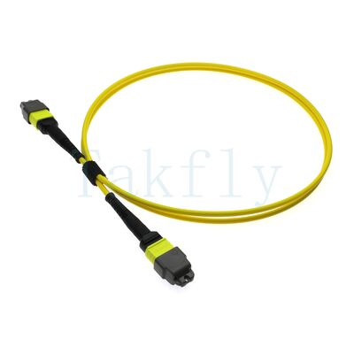 12F MTP(M) – Dây nối APC MTP(F), SM G657A1, 1m, 3.0mm, LSZH Yellow, Boot không nhạy khi uốn cong, Tổn thất thấp