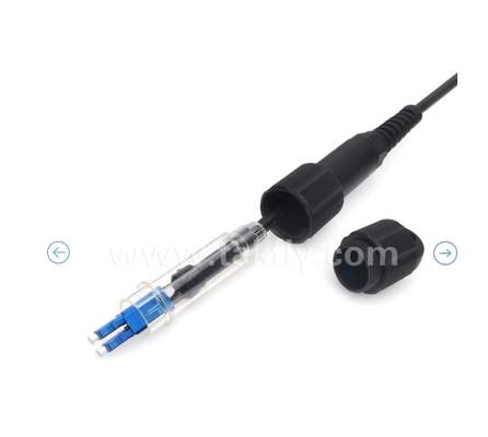 IP67 chống nước LC-LC Duplex Patch Cord ️ Được xếp hạng ngoài trời, cáp GYFJH, sẵn sàng cho môi trường khắc nghiệt