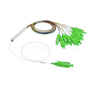 Bộ chia PLC kênh 1 × 9 với sợi 0,9mm cho mạng phân phối quang FTTH / FTTX