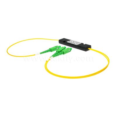 PLC Fiber Splitter ¥ 3.0mm Mini ABS Box, SM G657A1, SC/APC, cho nối và phân phối tín hiệu quang học trong hệ thống PON