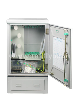 96-Core Fiber ODF Cabinet ️ Loại sàn, cho các nút cáp dây và dây chuyền, với kết nối sợi linh hoạt