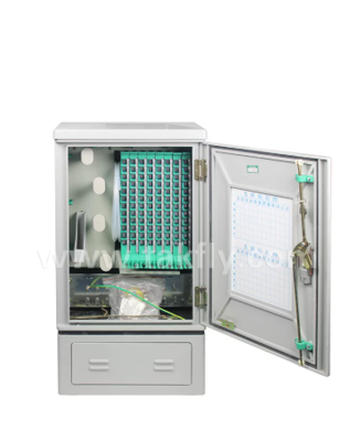 96-Core Fiber ODF Cabinet ️ Loại sàn, cho các nút cáp dây và dây chuyền, với kết nối sợi linh hoạt