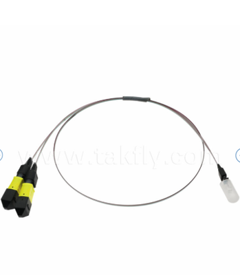 MTP-16CH-FA Fiber Array Assembly MTP Connector to 16-Channel V-Groove Fiber Array, Low Insertion Loss, cho máy thu quang tốc độ cao & CPO / Ứng dụng trung tâm dữ liệu