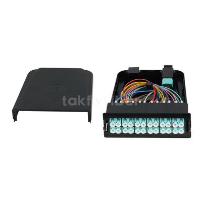 Takfly 1U / 2U Sliding Patch Panel ️ MTP / MPO Plug-and-Play mật độ cao đến Cassette LC cho tối đa 192 sợi