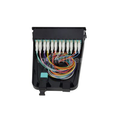 Takfly 1U / 2U Sliding Patch Panel ️ MTP / MPO Plug-and-Play mật độ cao đến Cassette LC cho tối đa 192 sợi