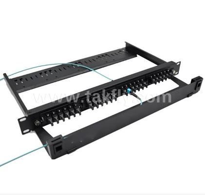 1U 24 cổng MPO / MTP Patch Panel ️ 19 " Rack-Mount, mật độ cao, hỗ trợ các hộp mô-đun MPO được kết nối trước & LC / MPO Adapter Panels, cho hệ thống cáp gốc sợi trung tâm dữ liệu