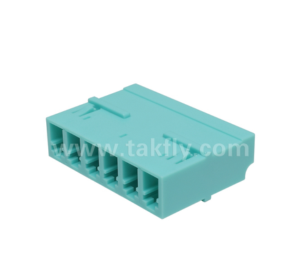 LC 6-Way Adapter 6 trong 1 LC Duplex, High-Density Fiber Adapter, Low Insertion Loss, cho Trung tâm dữ liệu & FTTx High-Density Patching