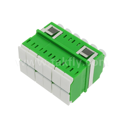 12 cổng LC-LC High-Density Adapter 12 lõi, truyền dữ liệu đa kênh, mất tích chèn thấp, cho trung tâm dữ liệu và mạng cáp tốc độ cao