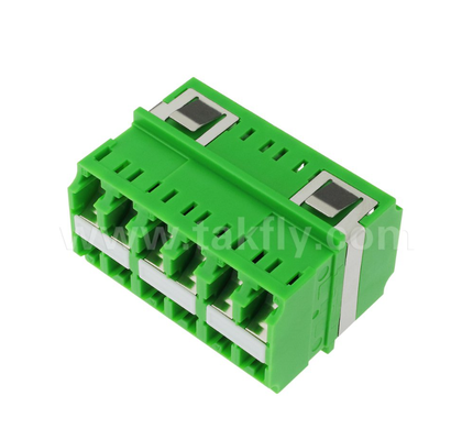 12 cổng LC-LC High-Density Adapter 12 lõi, truyền dữ liệu đa kênh, mất tích chèn thấp, cho trung tâm dữ liệu và mạng cáp tốc độ cao