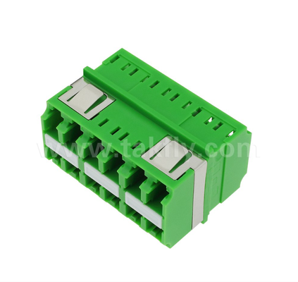 12 cổng LC-LC High-Density Adapter 12 lõi, truyền dữ liệu đa kênh, mất tích chèn thấp, cho trung tâm dữ liệu và mạng cáp tốc độ cao
