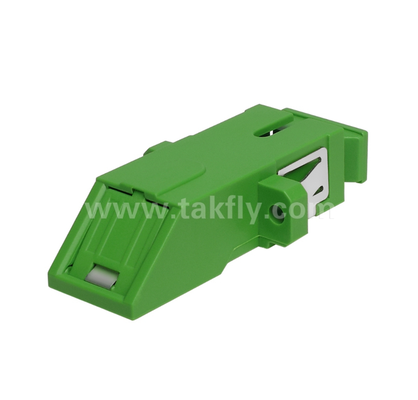 SC Diagonal Type Simplex Adapter với màn trập bên trong tích hợp chống bụi & bảo vệ mắt bằng laser, mất tích chèn thấp, cho trung tâm dữ liệu & kết nối sợi FTTx
