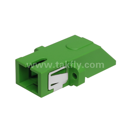 SC Diagonal Type Simplex Adapter với màn trập bên trong tích hợp chống bụi & bảo vệ mắt bằng laser, mất tích chèn thấp, cho trung tâm dữ liệu & kết nối sợi FTTx