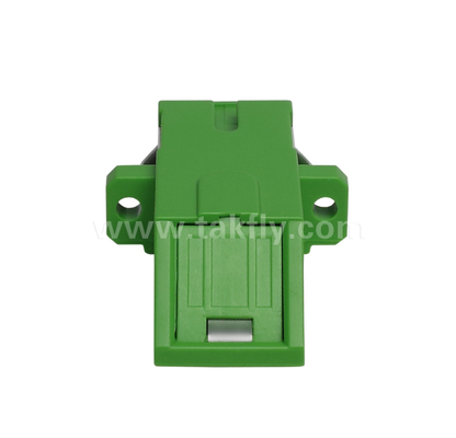 SC Diagonal Type Simplex Adapter với màn trập bên trong tích hợp chống bụi & bảo vệ mắt bằng laser, mất tích chèn thấp, cho trung tâm dữ liệu & kết nối sợi FTTx