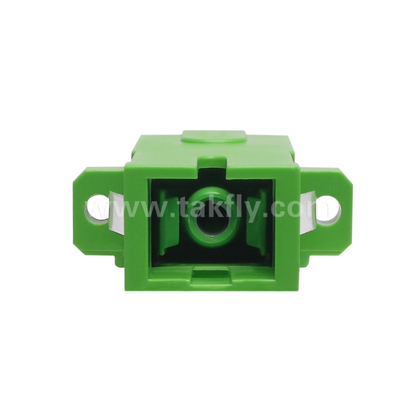 SC Diagonal Type Simplex Adapter với màn trập bên trong tích hợp chống bụi & bảo vệ mắt bằng laser, mất tích chèn thấp, cho trung tâm dữ liệu & kết nối sợi FTTx