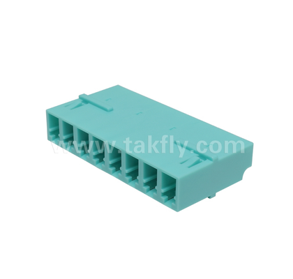 LC 8-Way Adapter 8 trong 1 LC Duplex, High-Density Fiber Adapter, Loss Insertion thấp, cho Trung tâm dữ liệu & FTTx High-Density Patching