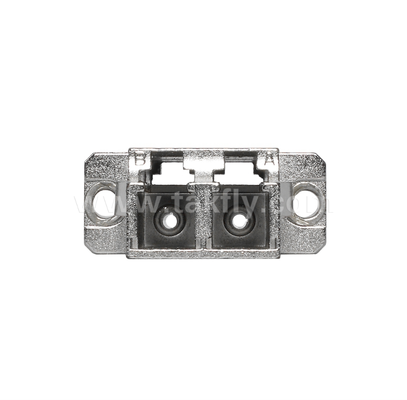 Bộ điều hợp kim loại LC Duplex  Ống kim loại bền, có thể đổi, cho cáp-đối-cáp & cáp-đối-thiết bị