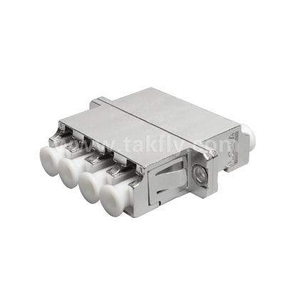 Bộ điều hợp kim loại LC Quad ️ Giao diện LC 4 cổng mật độ cao, chắc chắn, mất mát thấp, chống nhiệt độ cao và thấp