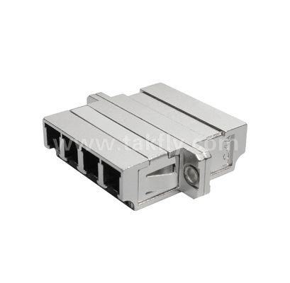 Bộ điều hợp kim loại LC Quad ️ Giao diện LC 4 cổng mật độ cao, chắc chắn, mất mát thấp, chống nhiệt độ cao và thấp