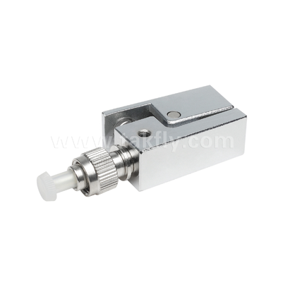 FC Square Type Bare Fiber Adapter – Epoxy‑Free, Reusable, Low Insertion Loss, for Optical Fiber Testing & Measurement Applications