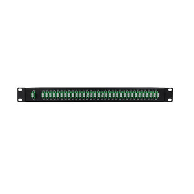 Bộ chia PLC sợi quang LC gắn trên giá đỡ OEM 1U 19Inch 2x64 cho Trung tâm dữ liệu FTTx