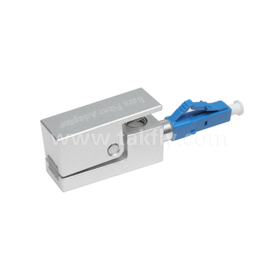 LC Square Type Bare Fiber Adapter – Epoxy‑Free, Reusable, Low Insertion Loss, for Optical Fiber Testing & Measurement Applications
