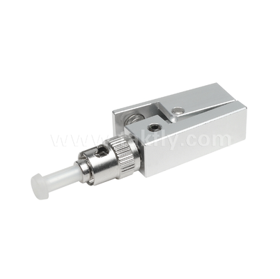 Bộ điều hợp sợi phẳng loại vuông ST ️ Không chứa epoxy, có thể tái sử dụng, mất tích chèn thấp, cho các ứng dụng thử nghiệm và đo sợi quang