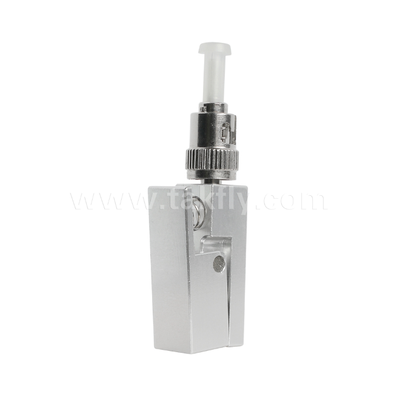 Bộ điều hợp sợi phẳng loại vuông ST ️ Không chứa epoxy, có thể tái sử dụng, mất tích chèn thấp, cho các ứng dụng thử nghiệm và đo sợi quang