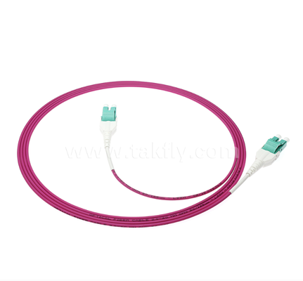 Dây nối sợi quang LC Uniboot - Một ống hai lõi, phân cực cố định, cấu trúc nhỏ gọn, giảm một nửa thể tích cáp cho cáp mật độ cao