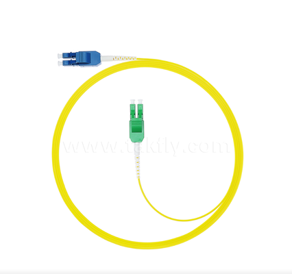 LC Uniboot Sợi quang dây đệm    Một ống hai lõi, cực thay đổi, màu vàng, bán khối lượng cáp