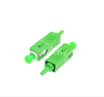 Bộ kết nối sợi quang SC/APC ️ Mất chèn thấp, thiết kế đẩy kéo, tương thích FTTH