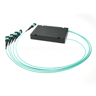 MPO/MTP Fanout Cable PLC Splitter 1x4 SM/MM Sợi quang cho trung tâm dữ liệu FTTX