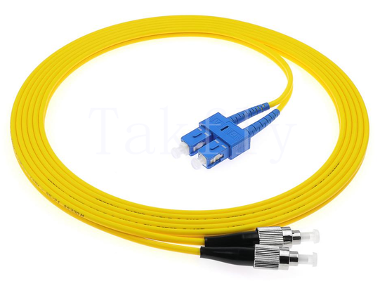 SC đến FC dây cáp dán sợi quang    Hybrid Interconnect, Single-mode/Multimode, Độ dài tùy chỉnh