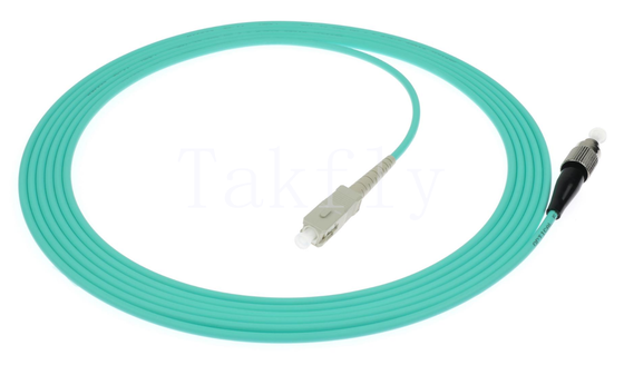 SC đến FC dây cáp dán sợi quang    Hybrid Interconnect, Single-mode/Multimode, Độ dài tùy chỉnh