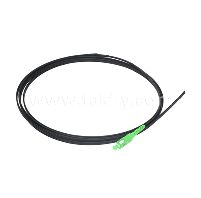 Dây nối quang SC/APC FTTH ngoài trời dạng dẹt – Simplex, được kết nối sẵn, thiết kế chống rung cho triển khai nhanh tại hiện trường
