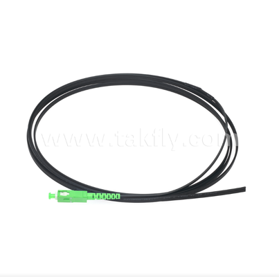 Dây nối quang SC/APC FTTH ngoài trời dạng dẹt – Simplex, được kết nối sẵn, thiết kế chống rung cho triển khai nhanh tại hiện trường
