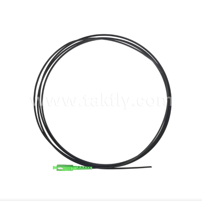 Dây nối quang SC/APC FTTH ngoài trời dạng dẹt – Simplex, được kết nối sẵn, thiết kế chống rung cho triển khai nhanh tại hiện trường