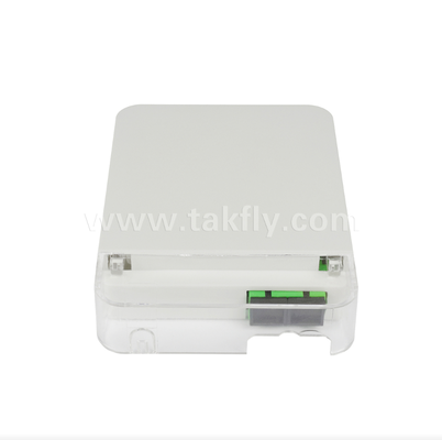 TKS-1806-02W FTTH Fiber Optic Wall Outlet Box kết thúc trong nhà nhỏ gọn cho cơ sở khách hàng